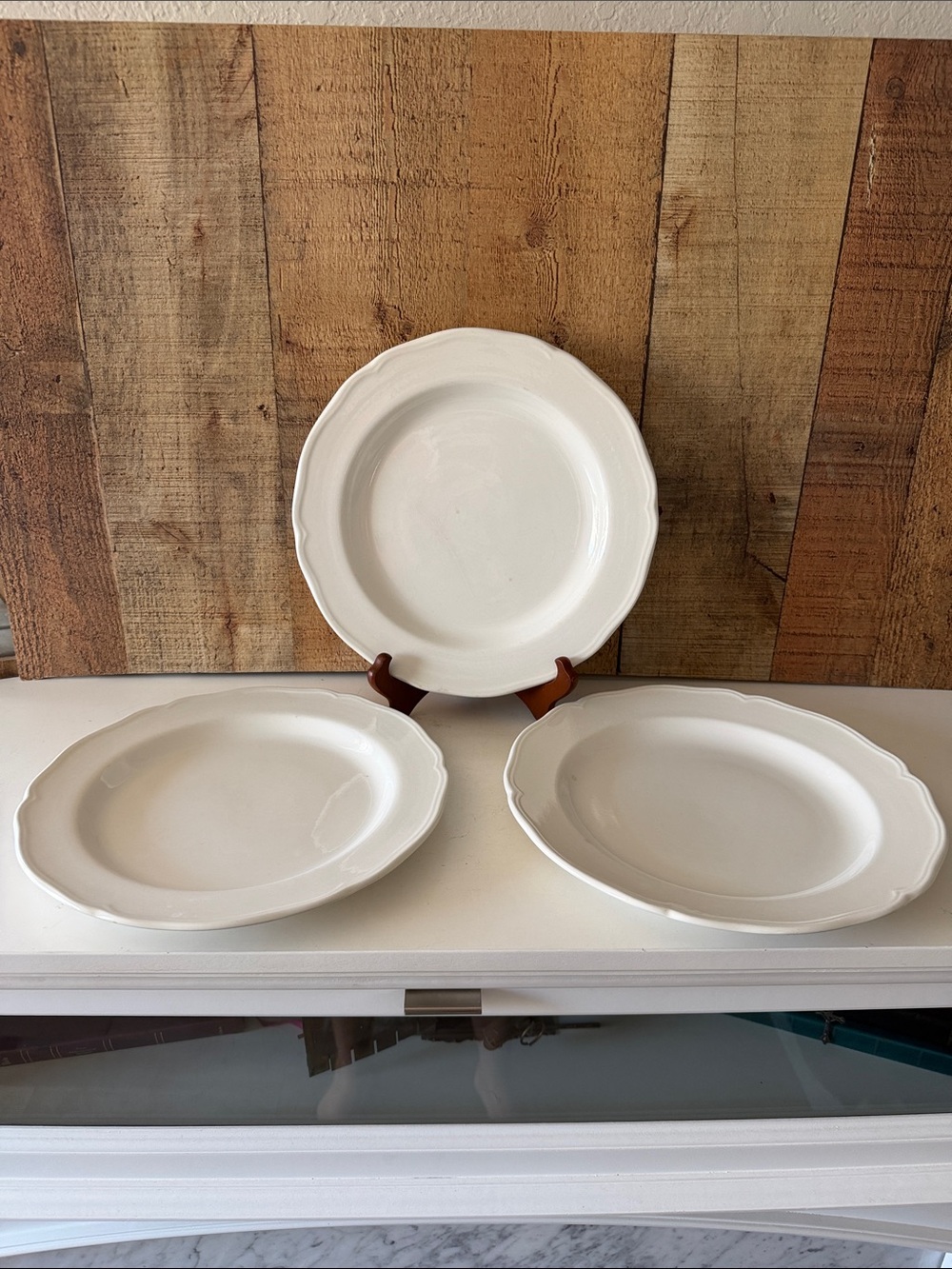 J&G Meakin Royal Staffordshire Heirloom Ironstone Dinner Plates Set of 3